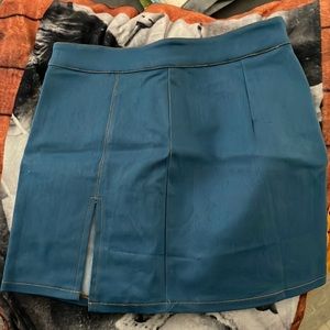 Jean-look Mini Skirt